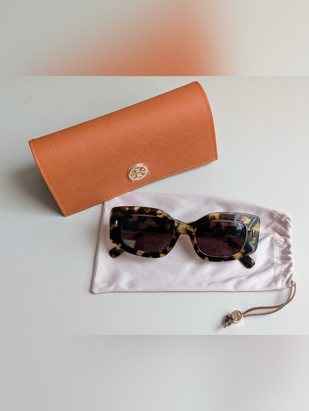 NIB Tory Burch 50mm Irregular Sunglasses